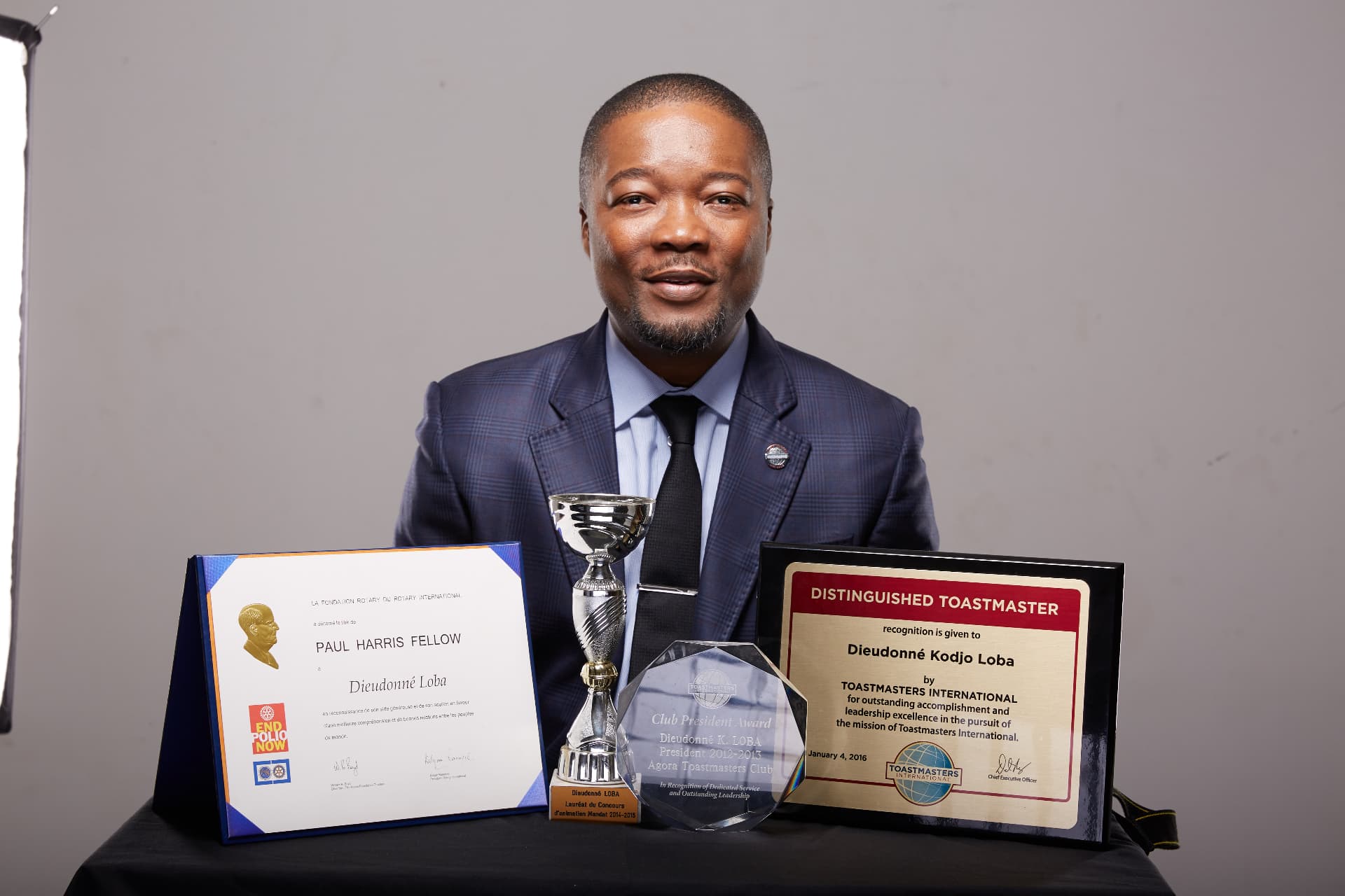 Dieudonné DLOBA, coach en art oratoire et leadership